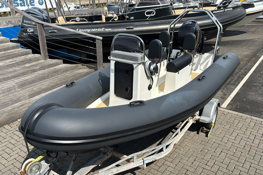 New & Second Hand RIBs & Engines for sale - 2006 Ribcraft RIB 585 Mercury F115 CT Single Axle yard trailer