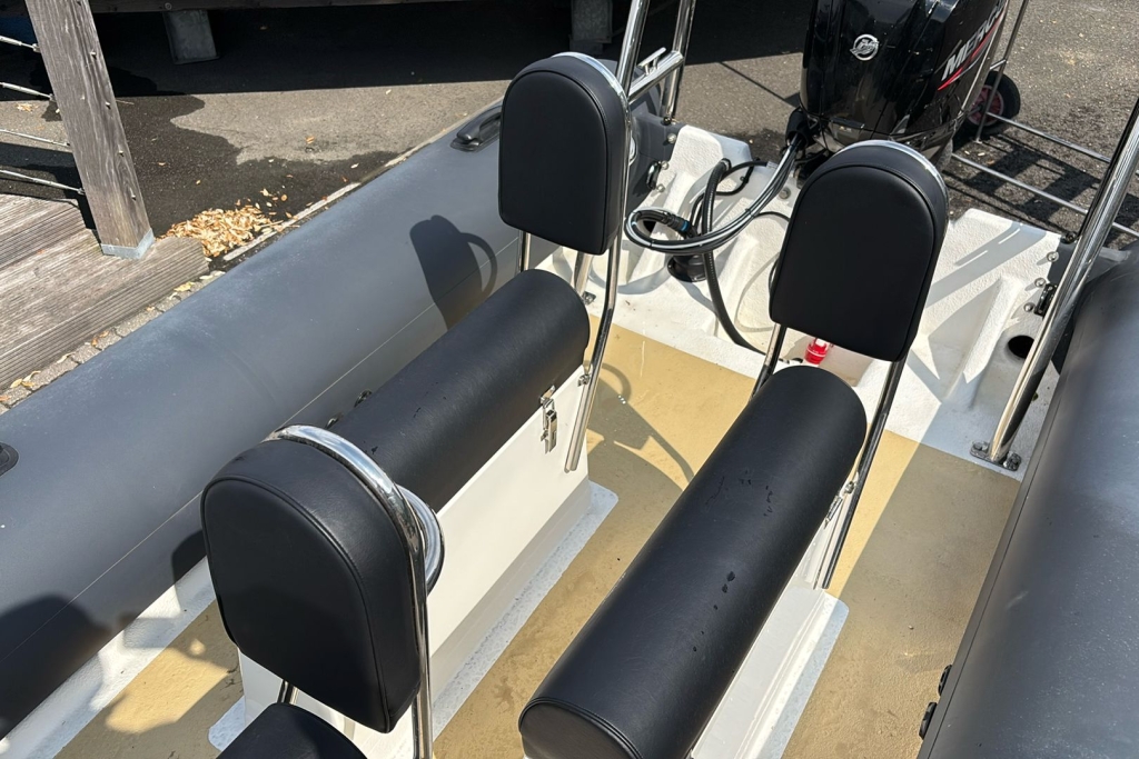 2006 Ribcraft RIB 585 Mercury F115 CT Single Axle yard trailer