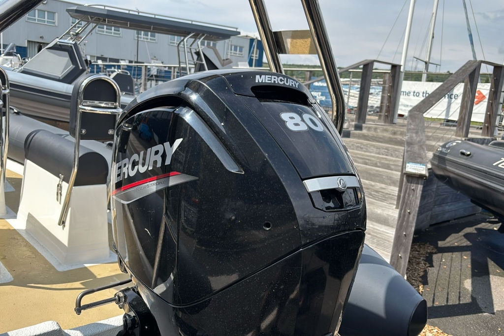 2006 Ribcraft RIB 585 Mercury F115 CT Single Axle yard trailer