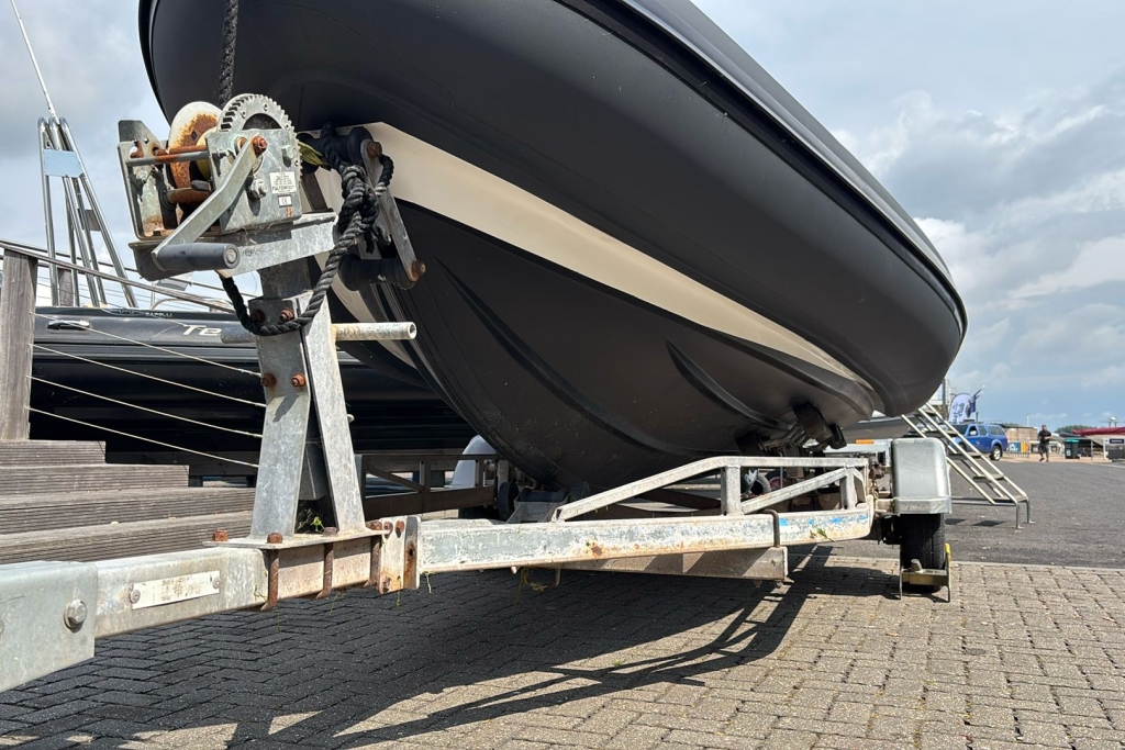 2006 Ribcraft RIB 585 Mercury F115 CT Single Axle yard trailer