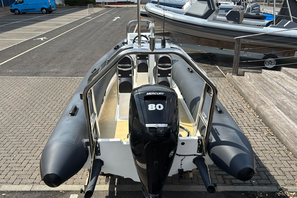 2006 Ribcraft RIB 585 Mercury F115 CT Single Axle yard trailer