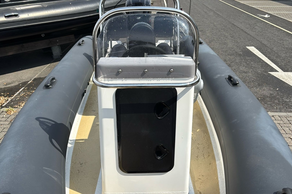 2006 Ribcraft RIB 585 Mercury F115 CT Single Axle yard trailer