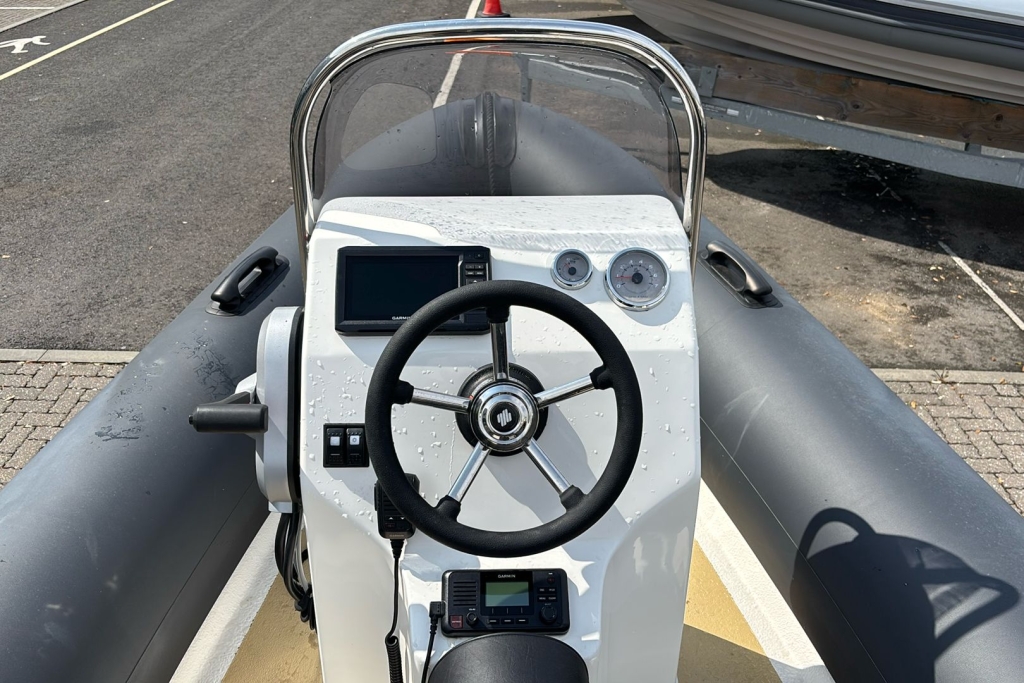2006 Ribcraft RIB 585 Mercury F115 CT Single Axle yard trailer