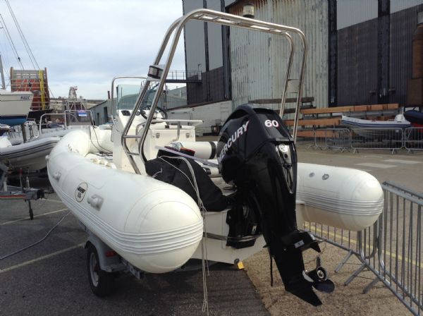 Boat Details – Ribs For Sale - Used Rapid 5.2m RIB with Mercury F60HP Outboard Engine and Trailer