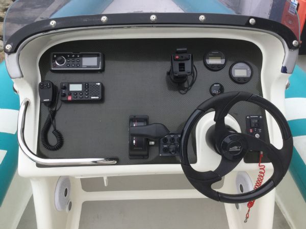 Boat Details – Ribs For Sale - Used Cougar R8 Sports RIB with Honda BF 225HP V6 Outboard Engine