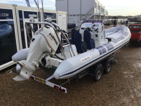 Boat Details – Ribs For Sale - Used Ballistic 7.8m RIB with Evinrude 250HP ETEC V6 Outboard Engine and Trailer