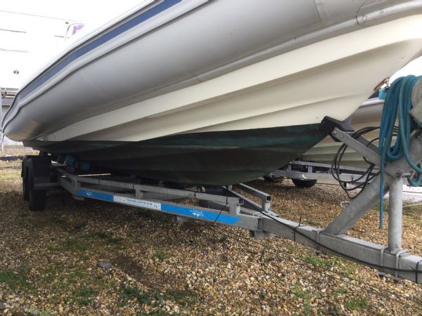 Boat Details – Ribs For Sale - Used Ballistic 7.8m RIB with Evinrude 250HP ETEC V6 Outboard Engine and Trailer