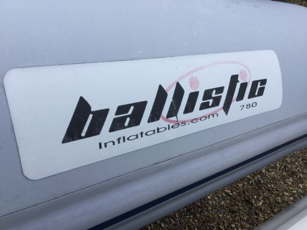 Boat Details – Ribs For Sale - Used Ballistic 7.8m RIB with Evinrude 250HP ETEC V6 Outboard Engine and Trailer