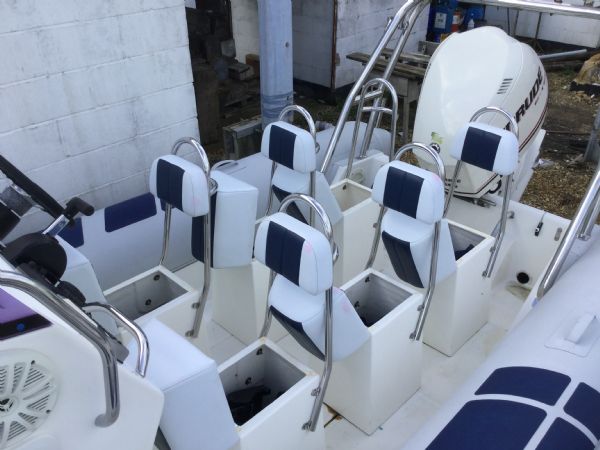Boat Details – Ribs For Sale - Used Ballistic 7.8m RIB with Evinrude 250HP ETEC V6 Outboard Engine and Trailer