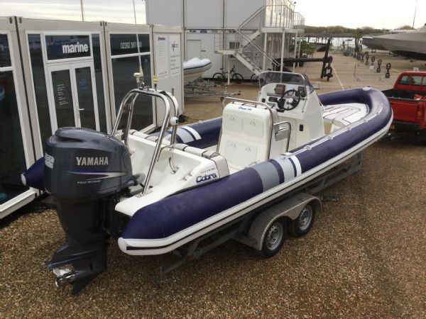 Boat Details – Ribs For Sale - Used Cobra 7.5m RIB with Yamaha F250HP Engine and Trailer