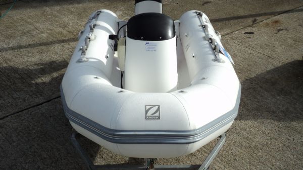 Boat Details – Ribs For Sale - Used Zodiac 3.4m RIB with Yamaha 25HP 2 Stroke Engine and Trailer