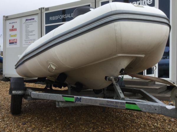 Boat Details – Ribs For Sale - Used Zodiac 3.4m RIB with Yamaha 25HP 2 Stroke Engine and Trailer