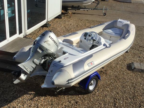 Boat Details – Ribs For Sale - Used Avon Seasport 4.0m with Honda BF 50HP Engine and Trailer