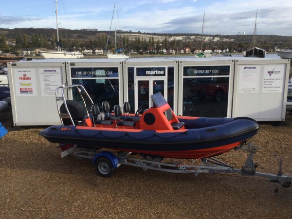Click to see Used XS 6.0m RIB with Mercury 115HP Outboard Engine and Trailer