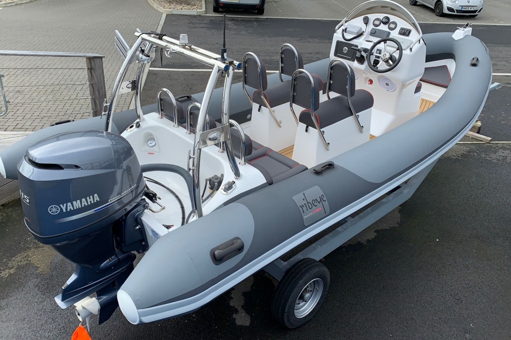 UNDER OFFER **** Pre-owned Ribeye A600 Custom RIB with Yamaha F115 engine.  - Ribs For Sale