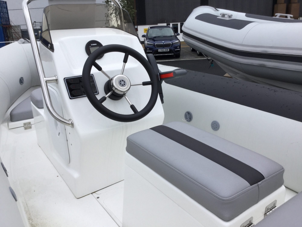 Boat Details – Ribs For Sale - Ex Demo Ballistic 4.3m RIB with Yamaha F25HP Outboard Engine and Trailer
