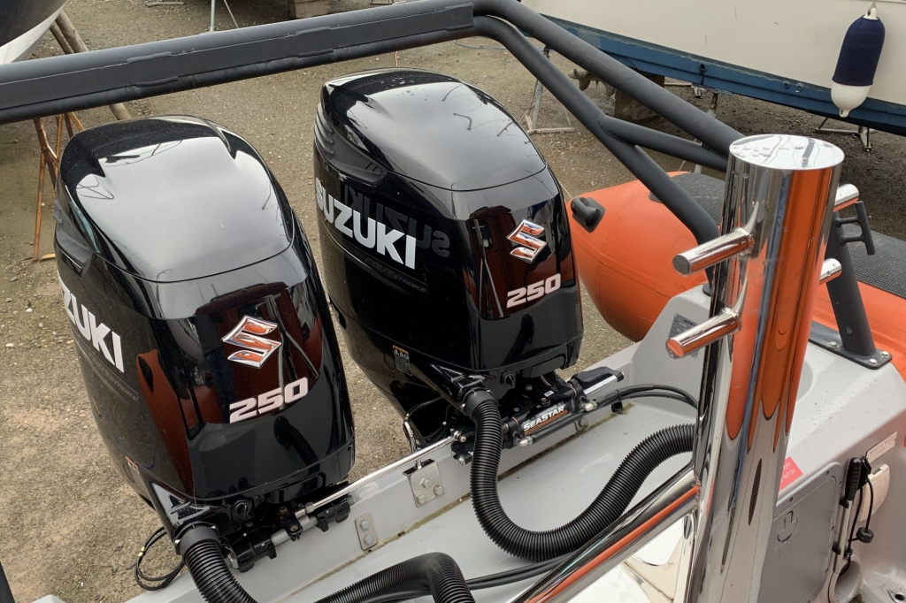 Boat Details – Ribs For Sale - Gemini  8.8 Twin DF250 V6 Drive by Wire Suzuki Outboards  2017