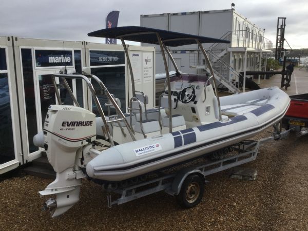 Boat Details – Ribs For Sale - Used Ballistic 6.5m RIB with Evinrude ETEC 175HP Engine