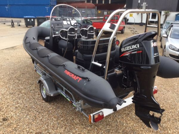 Boat Details – Ribs For Sale - Used Ribcraft 585 RIB with Suzuki DF140HP Outboard Engine and Trailer
