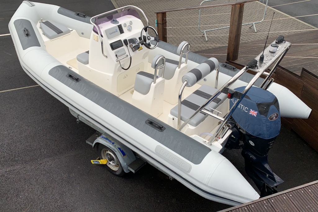 Boat Details – Ribs For Sale - Ballistic RIB 5.5 Evinrude ETEC 75 Two Stroke   2007 (Full refurb 2019)