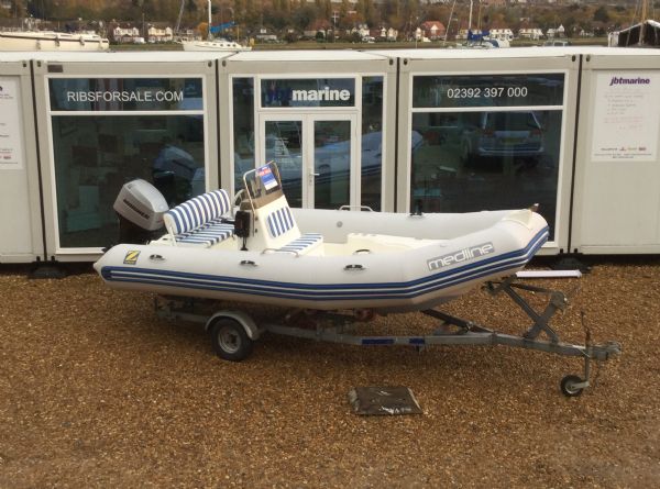 Boat Details – Ribs For Sale - Used Zodiac Medline 1 4.8m RIB with Mariner 60HP Outboard Engine and Trailer