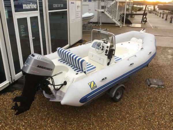 Boat Details – Ribs For Sale - Used Zodiac Medline 1 4.8m RIB with Mariner 60HP Outboard Engine and Trailer