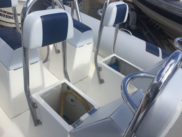 Boat Details – Ribs For Sale - Used Ballistic 7.8m RIB with Evinrude 250HP ETEC Outboard Engine and Trailer