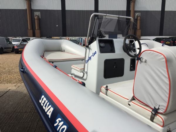 Boat Details – Ribs For Sale - Used Selva 5.1m RIB with Selva F60HP Outboard Engine and Bramber Roller Trailer