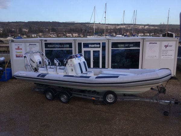 Boat Details – Ribs For Sale - Used Ballistic 7.8m RIB with Evinrude 250HP ETEC Outboard Engine