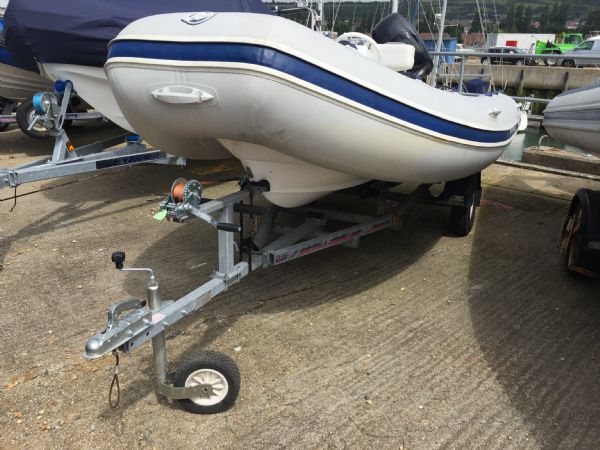 Boat Details – Ribs For Sale - Used Mercury 4.2m RIB with Mercury 40HP Outboard Engine and Trailer