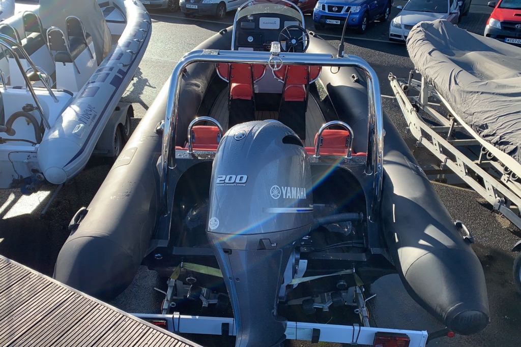 Boat Details – Ribs For Sale - Pre-owned 2018 Ribeye 650 Sport with Yamaha F200 GETX DBW engine and trailer.
