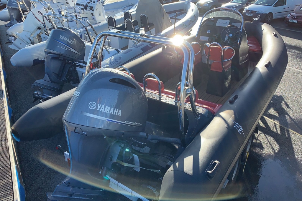 Boat Details – Ribs For Sale - Pre-owned 2018 Ribeye 650 Sport with Yamaha F200 GETX DBW engine and trailer.