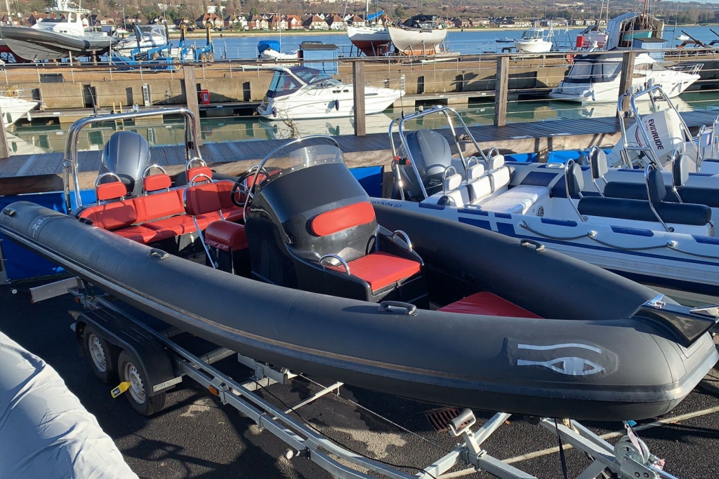 Boat Details – Ribs For Sale - Pre-owned 2018 Ribeye 650 Sport with Yamaha F200 GETX DBW engine and trailer.