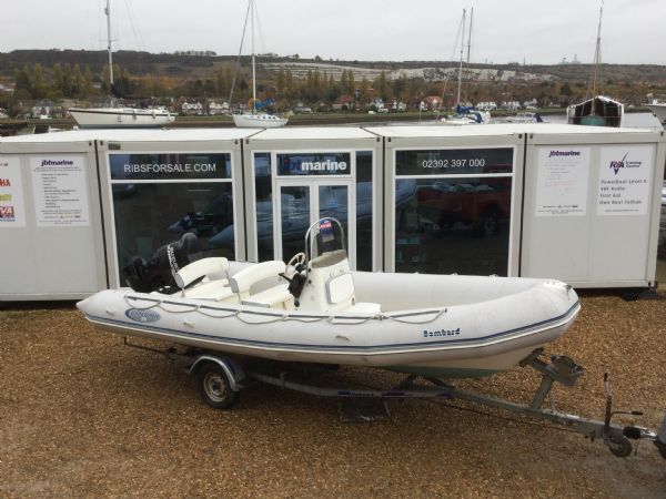 Click to see Used Bombard 640 RIB with Suzuki 140HP Outboard Engine and Trailer