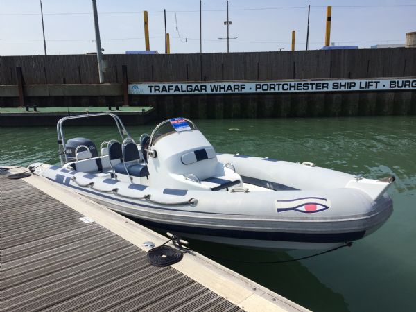 Click to see Used Ribeye 6.5m RIB with Yamaha F150HP Outboard Engine and Trailer
