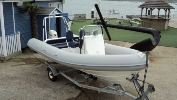 Boat Details – Ribs For Sale - Used Ribeye 5.0m with Honda 50HP Outboard Engine and Trailer