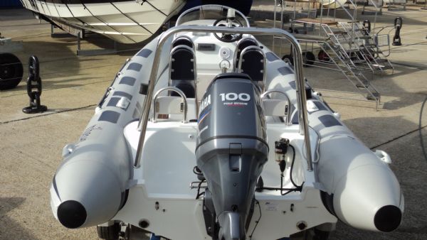 Boat Details – Ribs For Sale - Used Ribeye 6.0m RIB with Yamaha F100HP and Bramber Roller Trailer