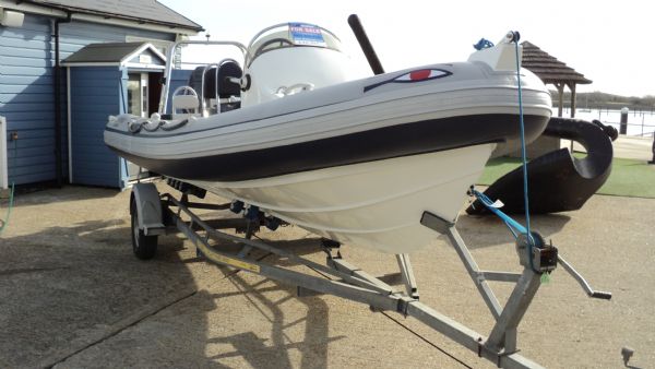 Boat Details – Ribs For Sale - Used Ribeye 6.0m RIB with Yamaha F100HP and Bramber Roller Trailer