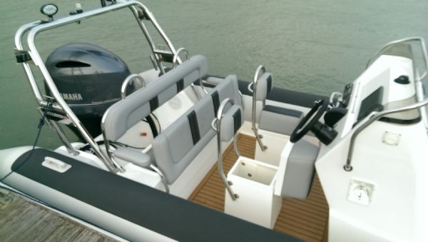 Boat Details – Ribs For Sale - Ex Demo Ballistic 6.5m RIB with Yamaha F200HP Outboard Engine and Trailer