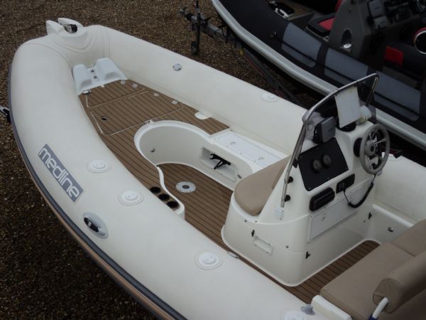 Boat Details – Ribs For Sale - Used Zodiac Medline 2 RIB with Mercury Optimax 135HP V6 Outboard on SBS Trailer