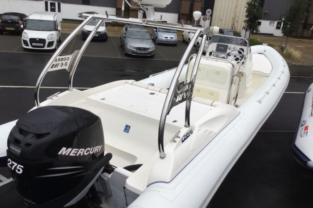 Boat Details – Ribs For Sale - Cobra Ribs 8.6 Mercury Verado 275hp  2007