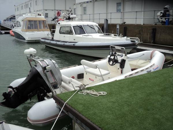 Boat Details – Ribs For Sale - Used Narwhal 5.8m Rib with Mariner 75HP Outboard Engine