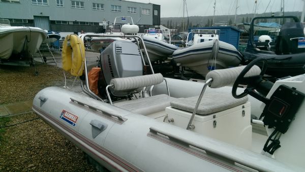 Boat Details – Ribs For Sale - Used Narwhal 5.8m Rib with Mariner 75HP Outboard Engine