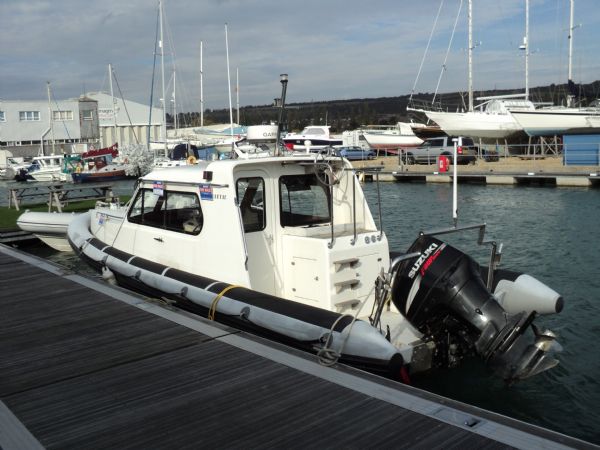 Boat Details – Ribs For Sale - Used 10m Cabin RIB with Suzuki DF 300HP Outboard Engine