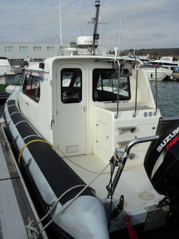 Boat Details – Ribs For Sale - Used 10m Cabin RIB with Suzuki DF 300HP Outboard Engine