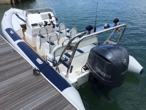 Boat Details – Ribs For Sale - Ex Demo Ballistic 7.8m RIB with Yamaha F300HP Fly-By-Wire Engine