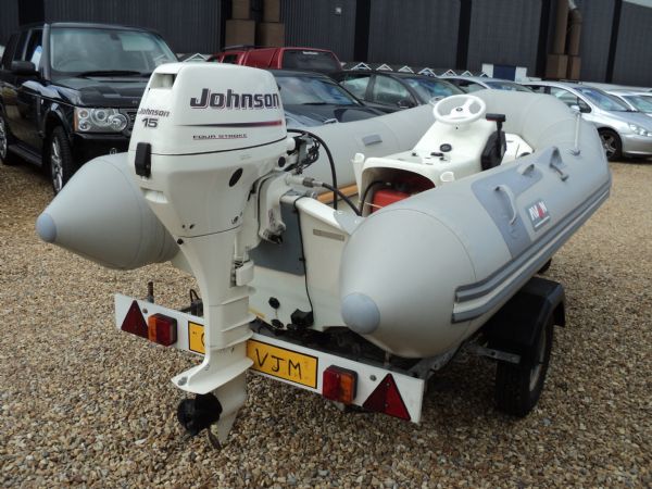 Boat Details – Ribs For Sale - Avon 3.4m RIB with Johnson 15HP Engine and Trailer