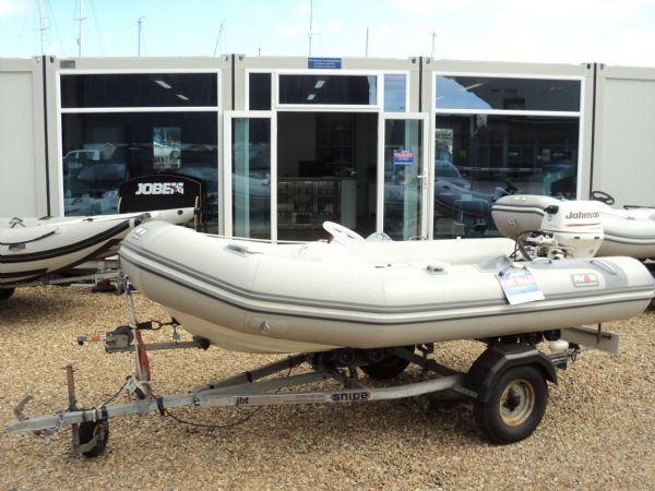 Boat Details – Ribs For Sale - Avon 3.4m RIB with Johnson 15HP Engine and Trailer