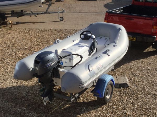 Boat Details – Ribs For Sale - Used Avon 3.15m RIB with Yamaha 15HP Engine and Trailer