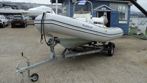 Boat Details – Ribs For Sale - Used Bombard 4.8m RIB with Mariner 40HP Outboard Engine and Extreme Trailer